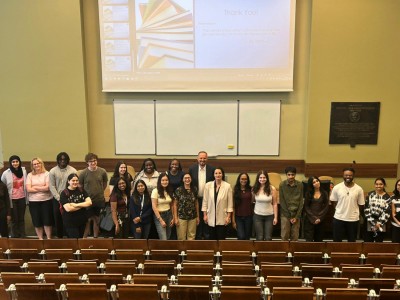 wykład w ramach Programu Erasmus+ . Kliknij, aby powiększyć zdjęcie.